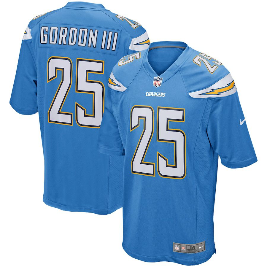 Men Los Angeles Chargers #25 Melvin Gordon Nike Powder Blue Game Player NFL Jersey->los angeles chargers->NFL Jersey